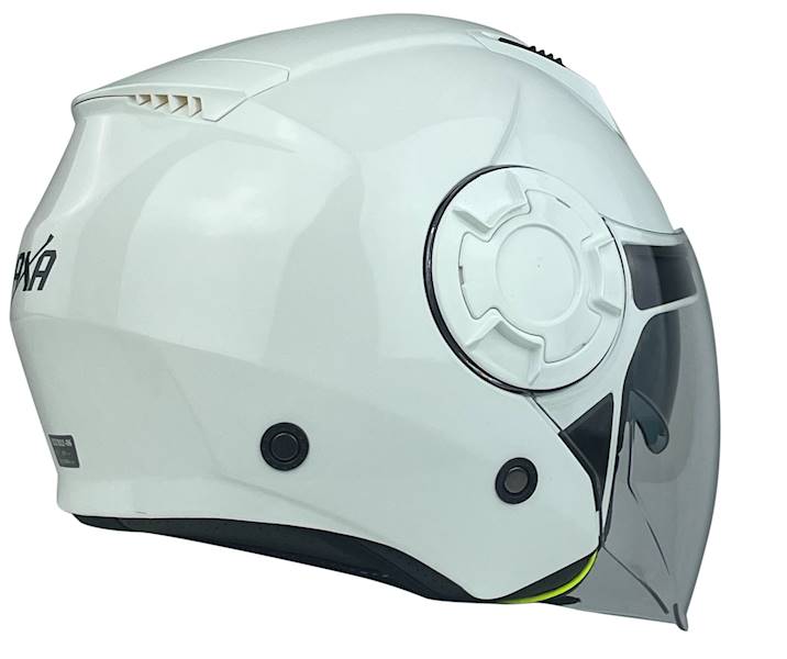 Kask otwarty NAXA S23X/C biały połysk