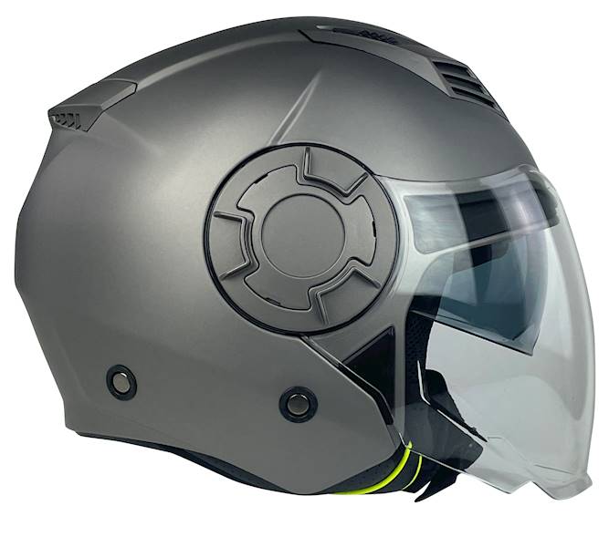 Kask otwarty NAXA S23X/C grafitowy