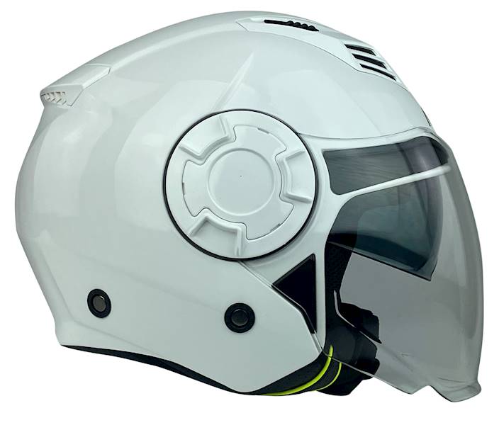 Kask otwarty NAXA S23X/C biały połysk