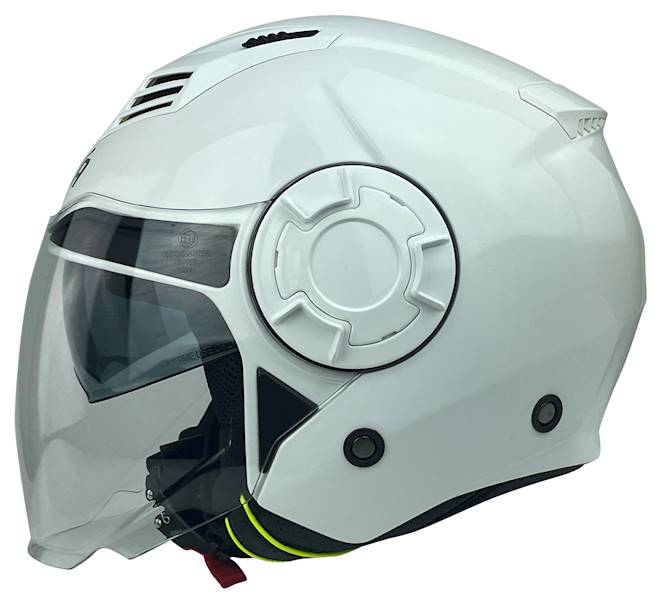 Kask otwarty NAXA S23X/C biały połysk