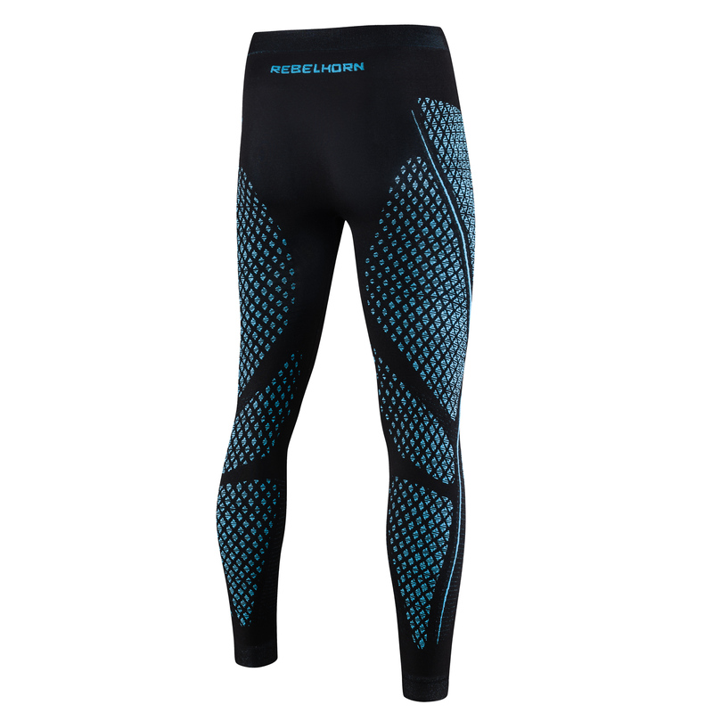 Spodnie termoaktywne Rebelhorn Therm II BLACK/BLUE