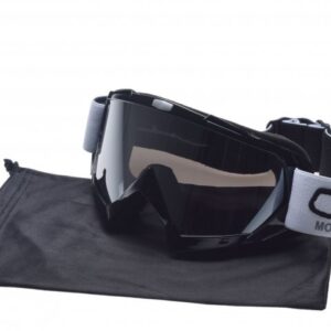 Gogle enduro CZARNE SZYBA SREBRNA MODEL NO.18 UNIT