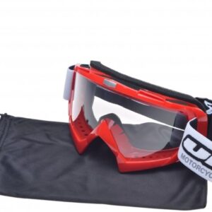 Gogle enduro CZERWONE MODEL NO.18 UNIT