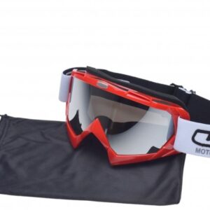 Gogle enduro CZERWONE SZYBA LUSTRZANKA MODEL NO.18 UNIT