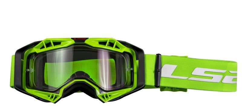 GOGLE enduro LS2 AURA CZARNO-ZIELONE