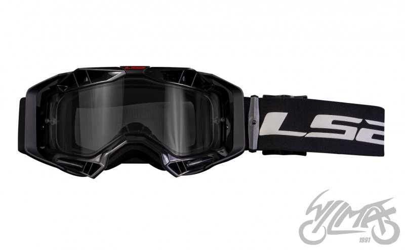 GOGLE LS2 AURA ENDURO CZARNE PINLOCK EXTRA