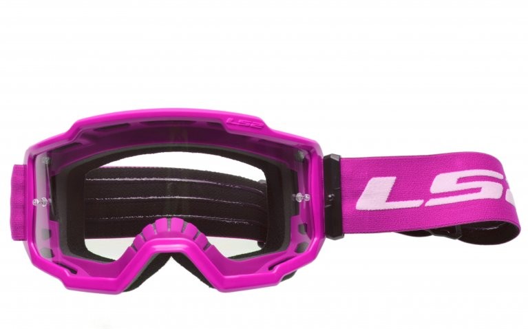 GOGLE LS2 CHARGER RÓŻOWE CLEAR VISOR