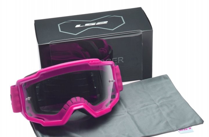 GOGLE LS2 CHARGER RÓŻOWE CLEAR VISOR