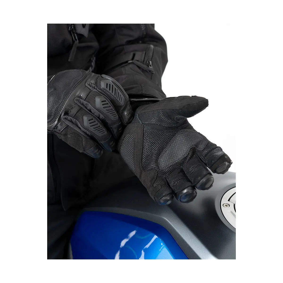 SHIMA HERO LADY WP BLACK wodoodporne damskie rękawice motocyklowe