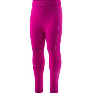 Spodnie dziecięce BRUBECK THERMO KIDS fuksjowy/szary