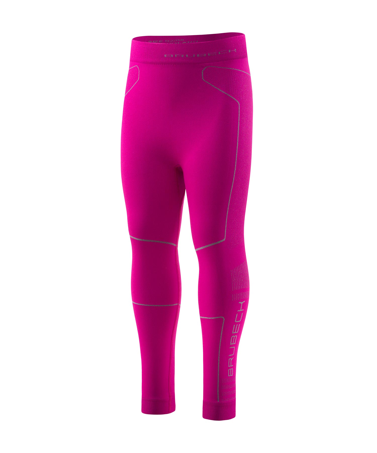 Spodnie dziecięce BRUBECK THERMO KIDS fuksjowy/szary