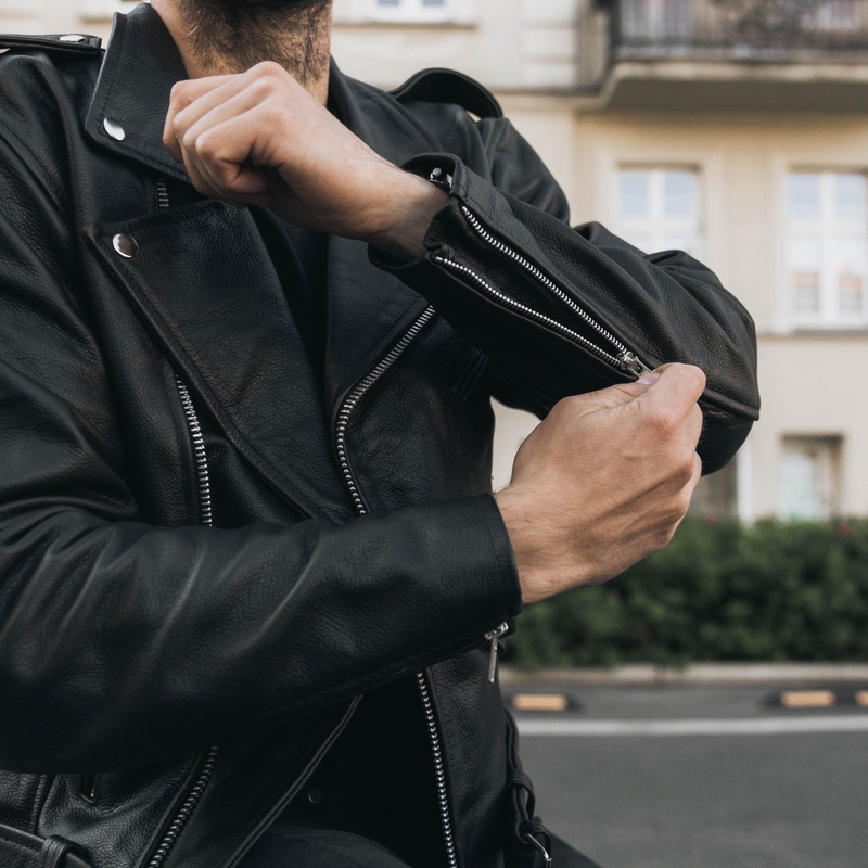 Kurtka skórzana RAMONESKA OZONE RAMONES black