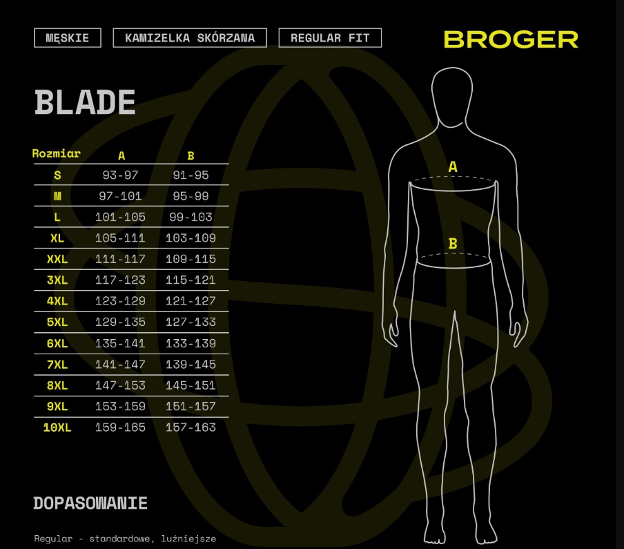 Kamizelka skórzana BROGER BLADE