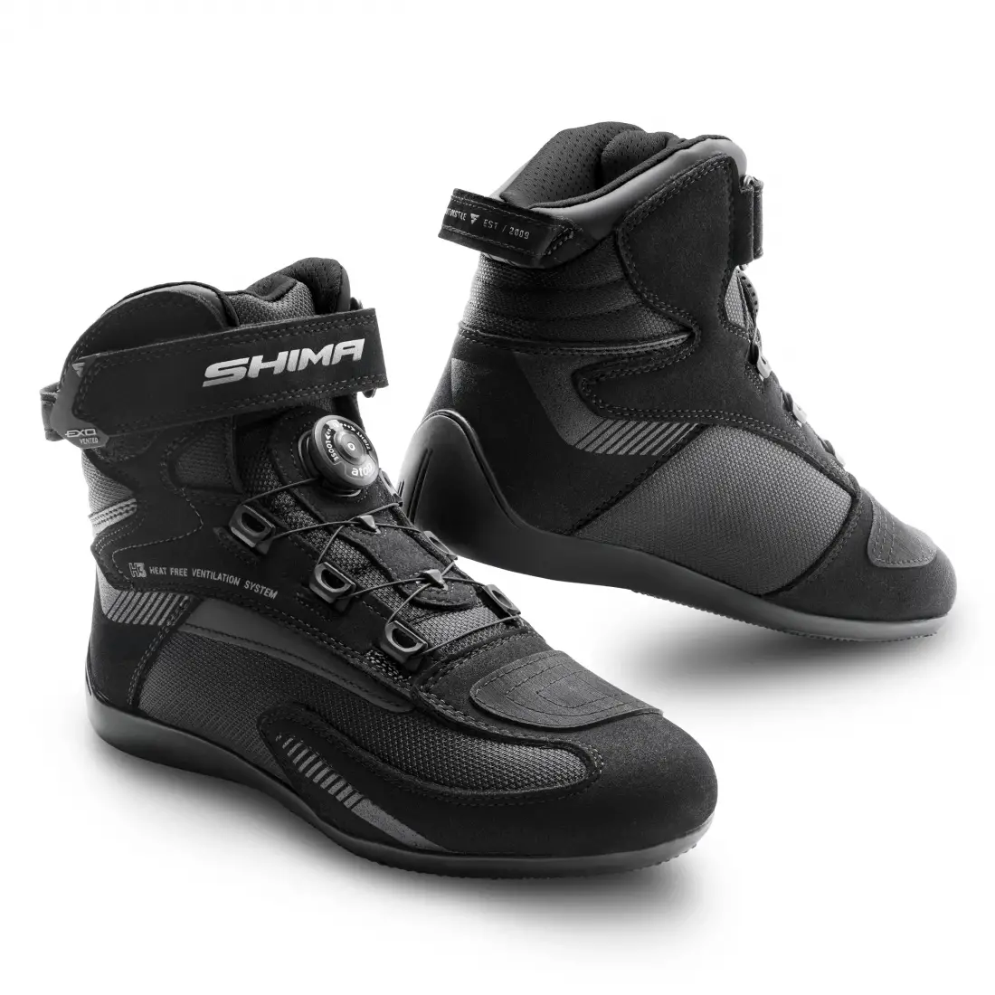 Buty krótkie moto SHIMA EXO VENTED MEN BLK/BLK