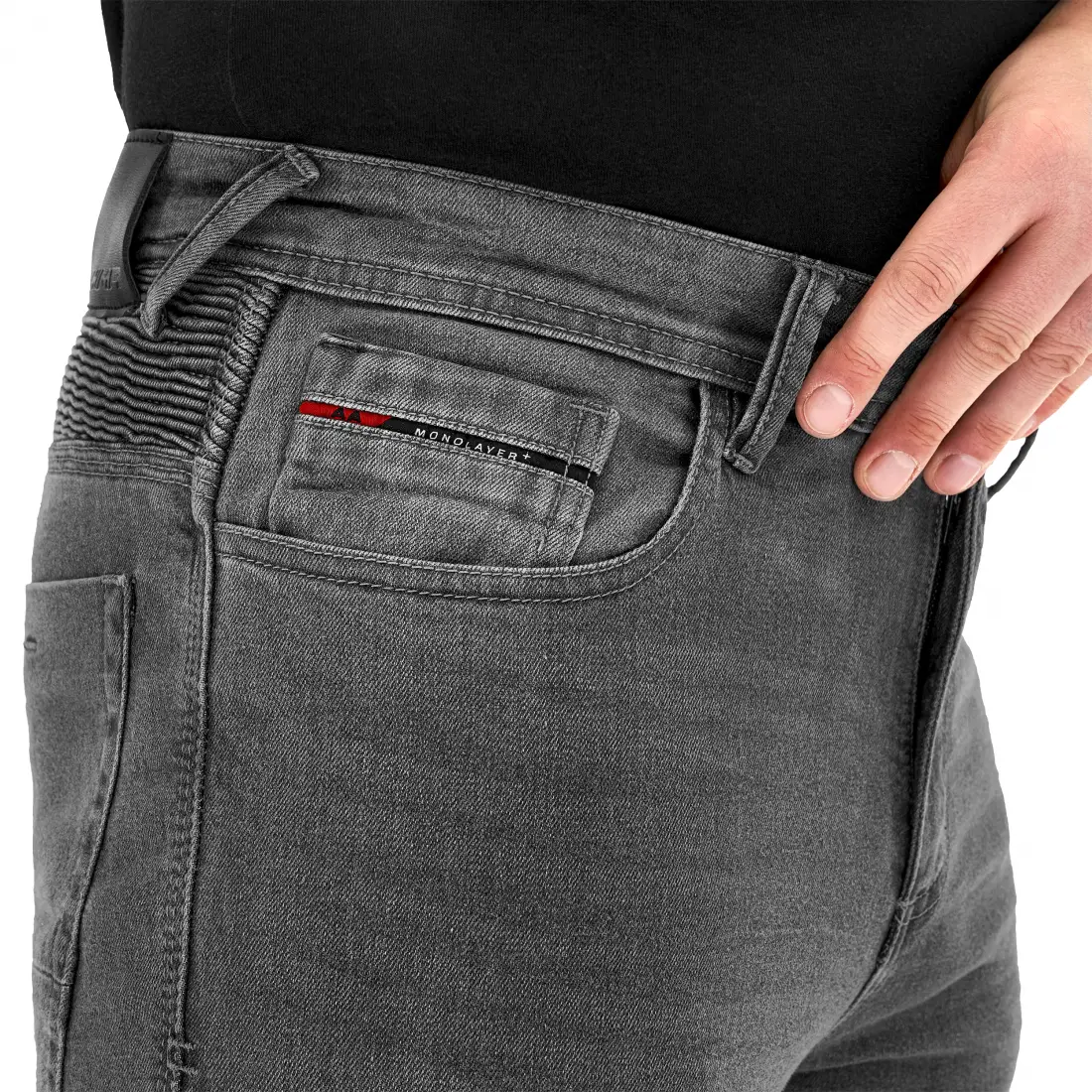 Jeansy motocyklowe SHIMA ZENITH MEN GREY