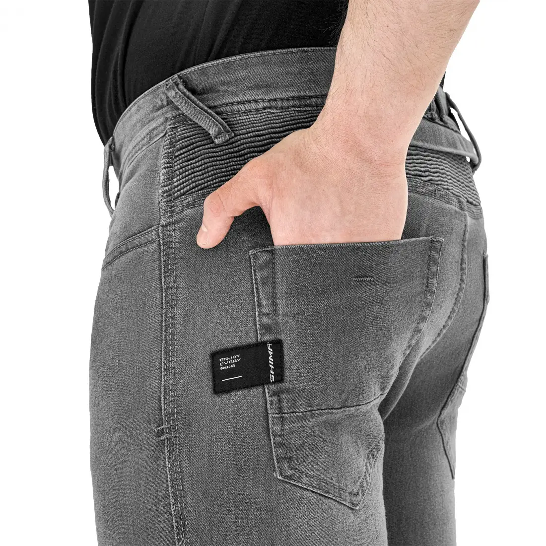 Jeansy motocyklowe SHIMA ZENITH MEN GREY