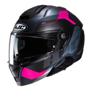 Kask szczękowy HJC I91 pink/black