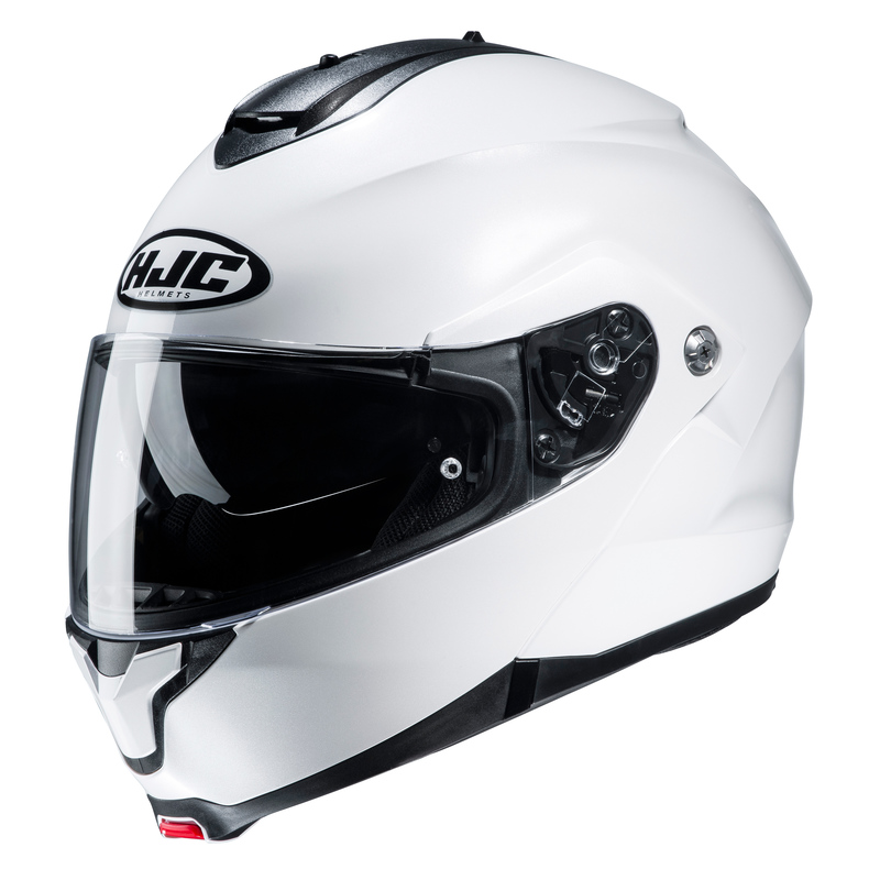 Kask szczękowy HJC C91N BIAŁY POŁYSK