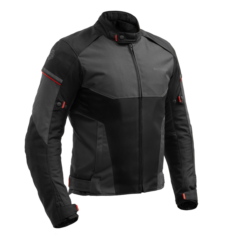Kurtka wielosezonowa BROGER GRID black/red
