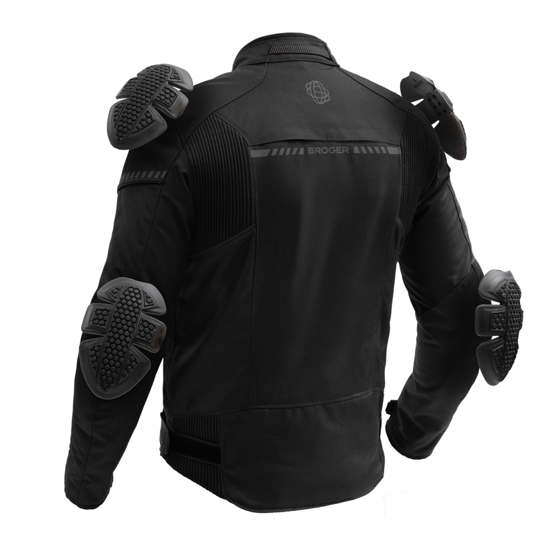 Kurtka motocyklowa Broger Grid CZARNA